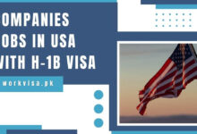 Companies Jobs in USA with H-1B Visa