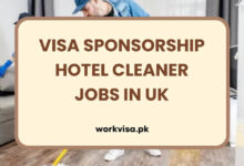 Visa Sponsorship Hotel Cleaner Jobs in UK