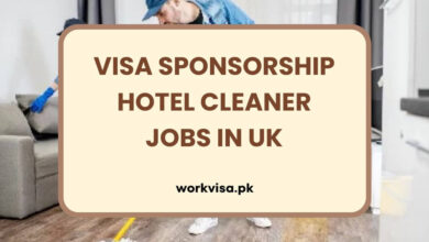 Visa Sponsorship Hotel Cleaner Jobs in UK