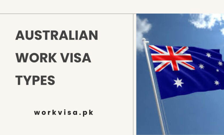 Australian Work Visa Types