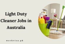 Light Duty Cleaner Jobs in Australia