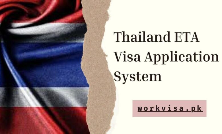 Thailand ETA Visa Application System