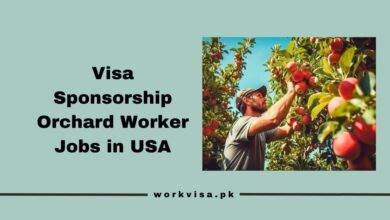 Visa Sponsorship Orchard Worker Jobs in USA