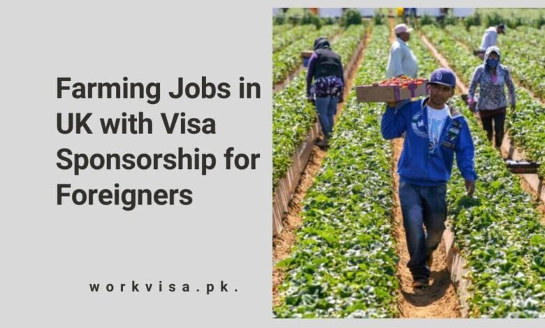 Farming Jobs in UK with Visa Sponsorship for Foreigners