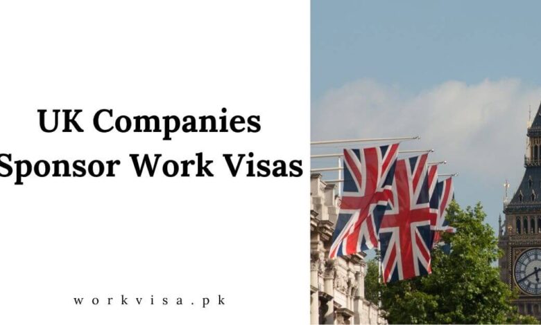 UK Companies Sponsor Work Visas