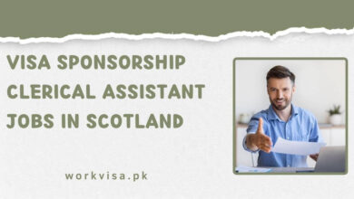 Visa Sponsorship Clerical Assistant Jobs in Scotland