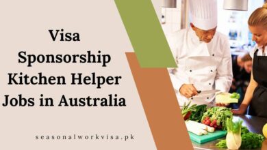 Visa Sponsorship Kitchen Helper Jobs in Australia