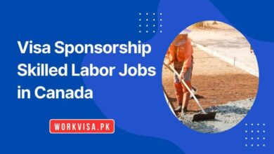 Visa Sponsorship Skilled Labor Jobs in Canada