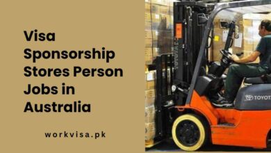 Visa Sponsorship Stores Person Jobs in Australia