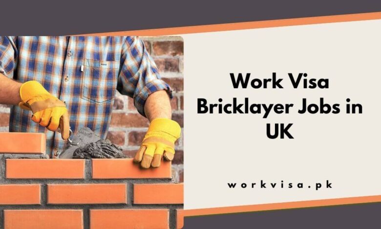 Work Visa Bricklayer Jobs in UK