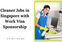 Cleaner Jobs in Singapore with Work Visa Sponsorship