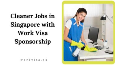 Cleaner Jobs in Singapore with Work Visa Sponsorship