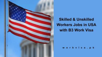 Skilled & Unskilled Workers Jobs in USA with B3 Work Visa