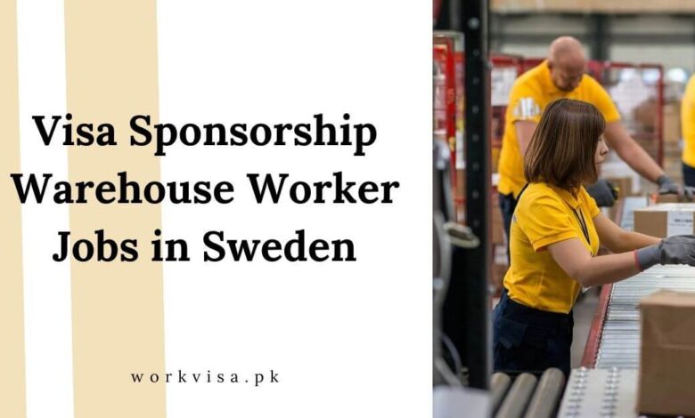 Visa Sponsorship Warehouse Worker Jobs in Sweden