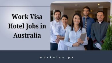 Work Visa Hotel Jobs in Australia