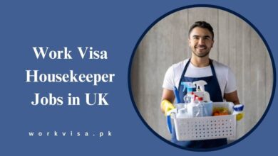 Work Visa Housekeeper Jobs in UK