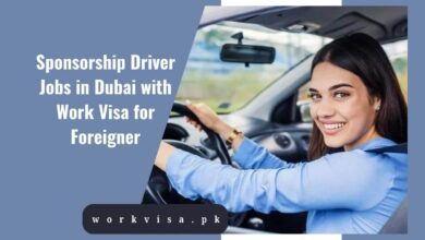 Sponsorship Driver Jobs in Dubai with Work Visa for Foreigner