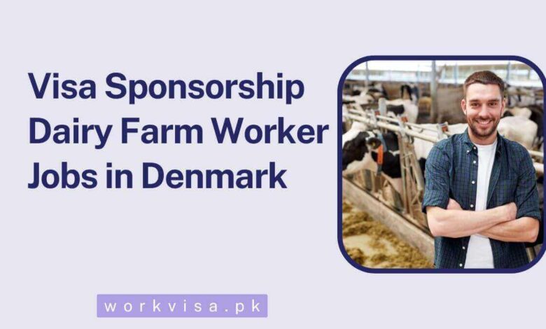 Visa Sponsorship Dairy Farm Worker Jobs in Denmark