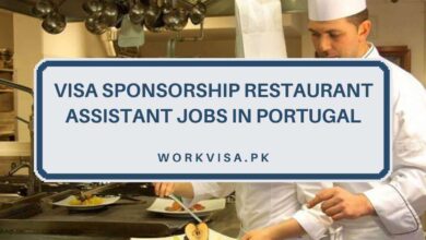 Visa Sponsorship Restaurant Assistant Jobs in Portugal
