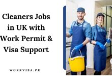 Cleaners Jobs in UK with Work Permit & Visa Support