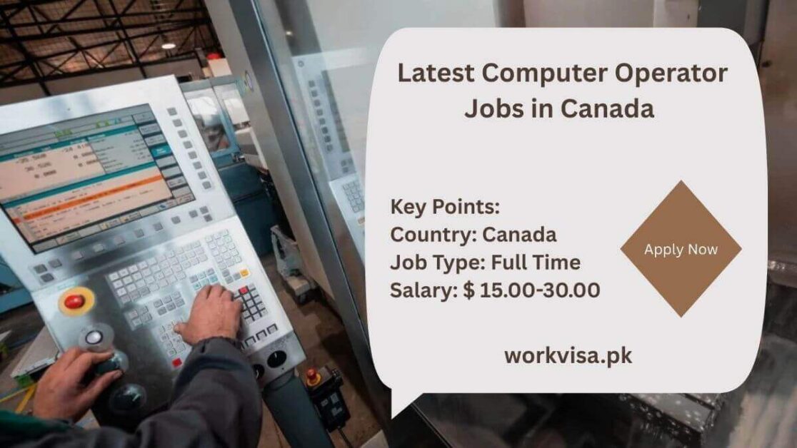 Latest Computer Operator Jobs in Canada