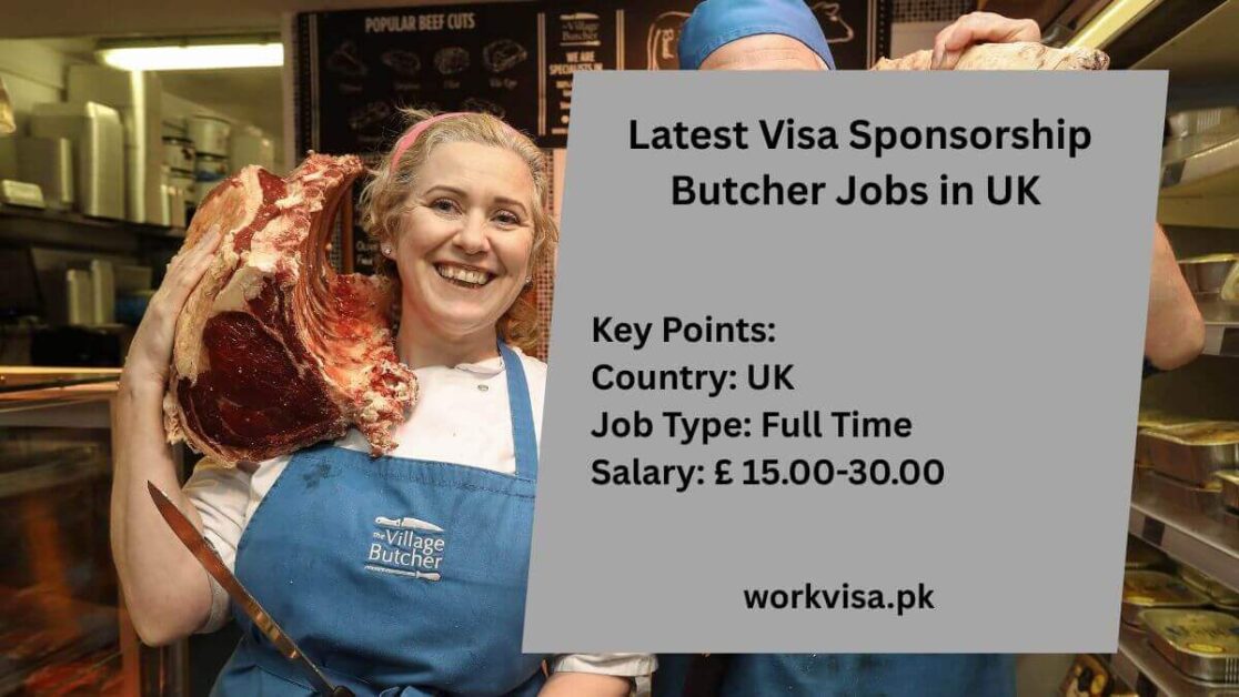 Latest Visa Sponsorship Butcher Jobs in UK