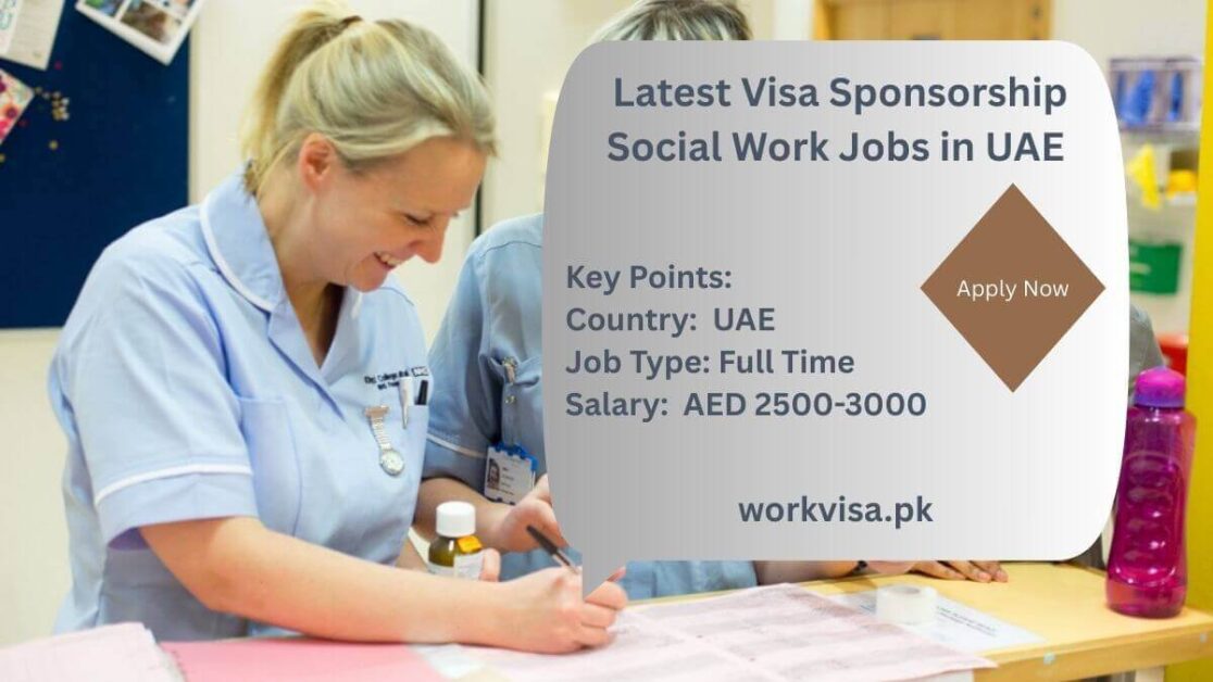 Latest Visa Sponsorship Social Work Jobs in UAE