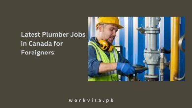 Plumber Jobs in Canada for Foreigners