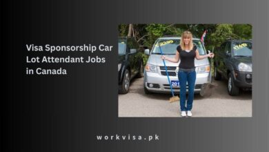Visa Sponsorship Car Lot Attendant Jobs in Canada