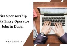 Visa Sponsorship Data Entry Operator Jobs in Dubai