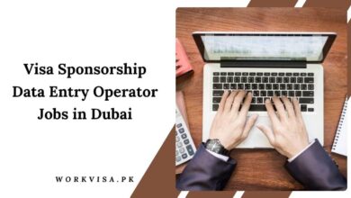 Visa Sponsorship Data Entry Operator Jobs in Dubai