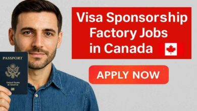 Visa Sponsorship Factory Jobs in Canada