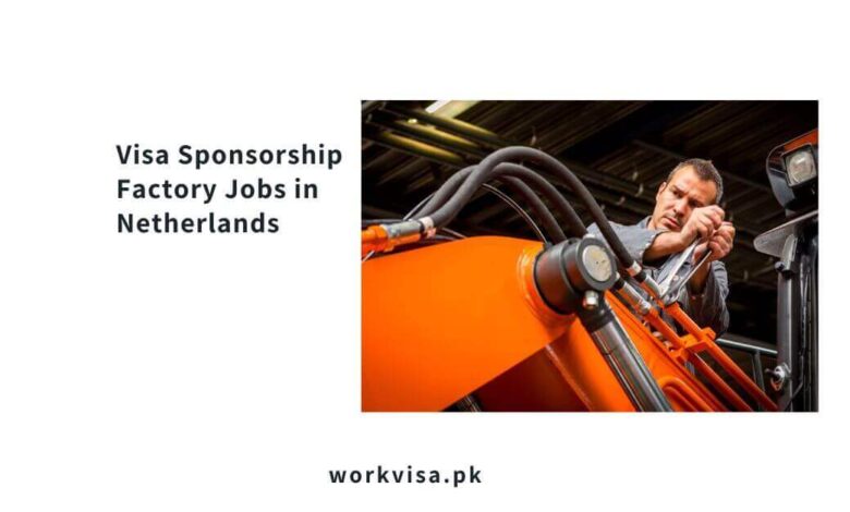 Visa Sponsorship Factory Jobs in Netherlands
