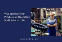 Visa Sponsorship Production Operation Staff Jobs in USA