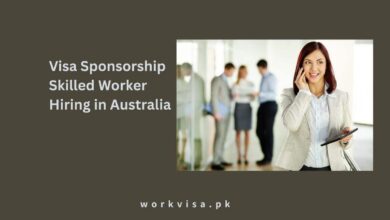 Visa Sponsorship Skilled Worker Hiring in Australia