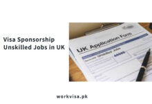 Visa Sponsorship Unskilled Jobs in UK