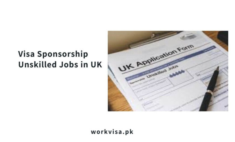 Visa Sponsorship Unskilled Jobs in UK